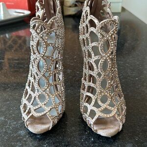Elegant Rhinestone Embellished Women's Heels, Sergio Rossi